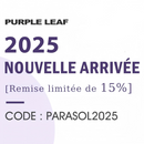 PURPLE LEAF Parasol Déporté Économique avec Cadre Gris Acier Parasol d'Extérieur Grands Parasols de Patio Carré Rectangulaire