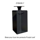 PURPLE LEAF Base Compatible Avec Parasol Rectangulaire