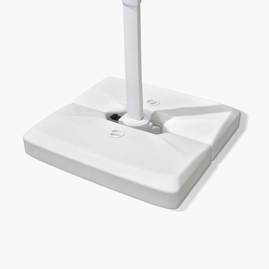 PURPLE LEAF Base de Parasol Économique avec Cadre Blanc ZY02XBBS-100