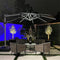 PURPLE LEAF Parasol De Jardin Extérieur Rond avec LED, Parasol Déporté avec Manivelle, Parasol Excentré Inclinable avec
