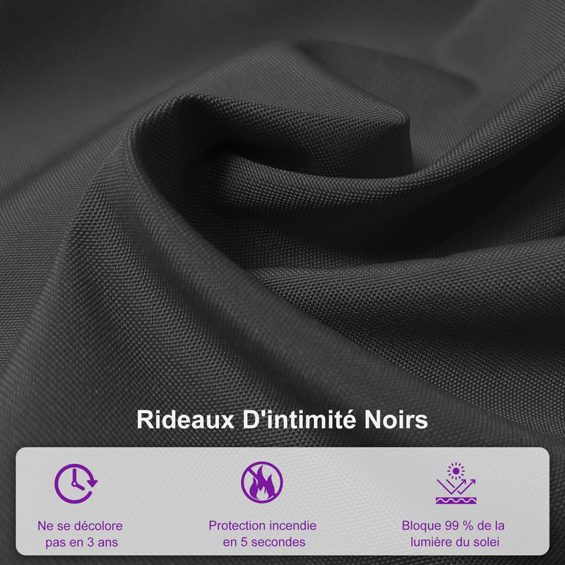 PURPLE LEAF Tonnelle de Jardin Pour Terrasse | Toit Rigide en Acier Galvanisé avec Rideaux Améliorés | Gris Clair
