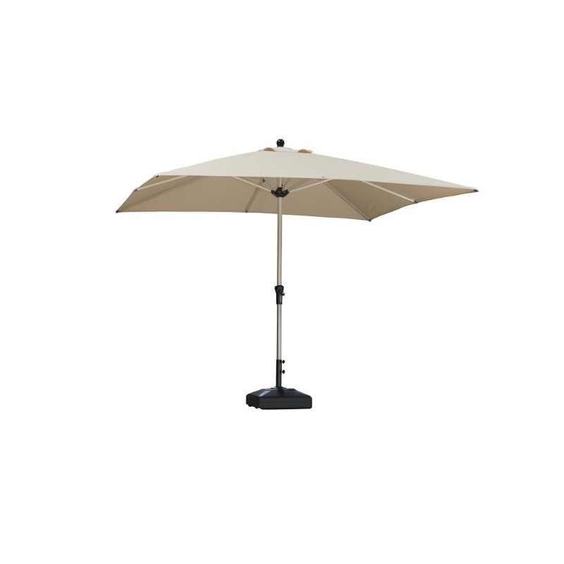 PURPLE LEAF Parasol Droit de Marché avec Système de Manivelle Visible Carré Rectangle Rond