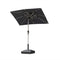 PURPLE LEAF Parasol Droit Inclinable de Marché Carré Rectangle Rond avec socle