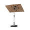 PURPLE LEAF Parasol Droit Inclinable de Marché Carré Rectangle Rond avec socle