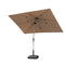 PURPLE LEAF Parasol Droit Inclinable de Marché Carré Rectangle Rond avec socle