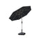 PURPLE LEAF Parasol Droit Inclinable de Marché Carré Rectangle Rond avec socle