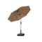 PURPLE LEAF Parasol Droit Inclinable de Marché Carré Rectangle Rond avec socle