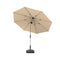 PURPLE LEAF Parasol Droit Inclinable de Marché Carré Rectangle Rond avec socle