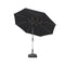 PURPLE LEAF Parasol Droit Inclinable de Marché Carré Rectangle Rond avec socle