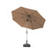 PURPLE LEAF Parasol Droit Inclinable de Marché Carré Rectangle Rond avec socle