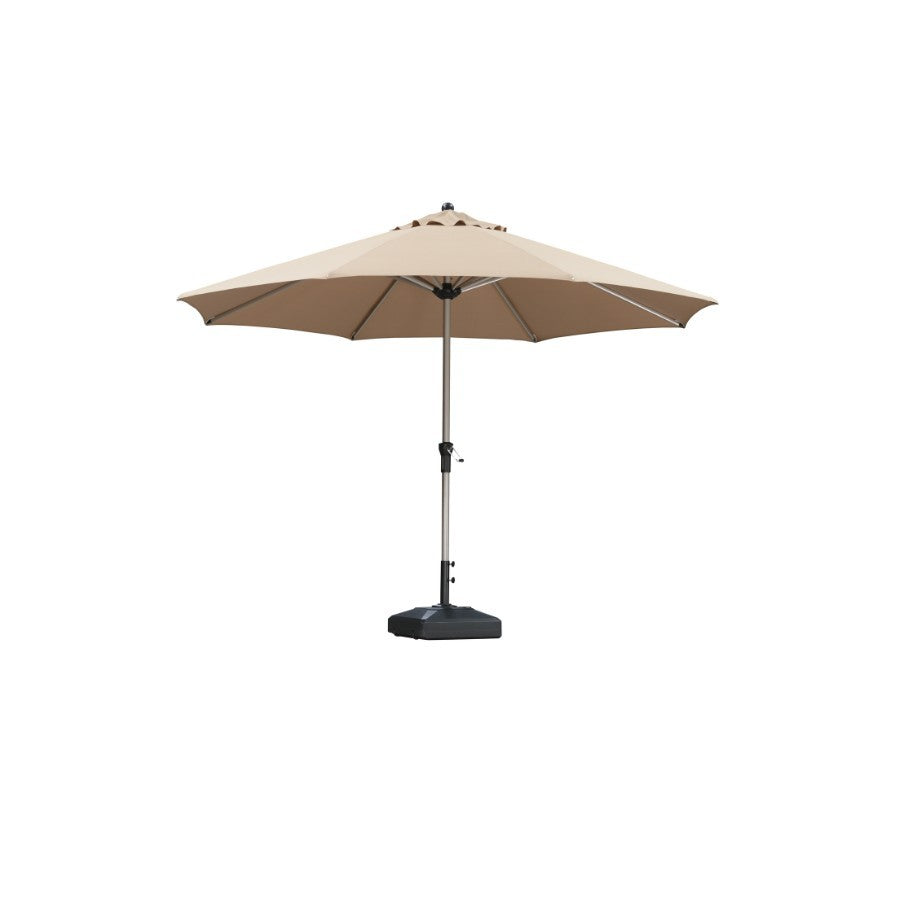 PURPLE LEAF Parasol Droit de Marché avec Système de Manivelle Visible Carré Rectangle Rond