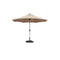 PURPLE LEAF Parasol Droit de Marché avec Système de Manivelle Visible Carré Rectangle Rond