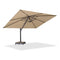 PURPLE LEAF Parasol Déporté Mégagrand Ultra-lourd Rectangulaire avec socle