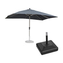 PURPLE LEAF Parasol Droit de Marché Carré Rectangle Rond avec socle