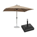 PURPLE LEAF Parasol Droit de Marché Carré Rectangle Rond avec socle