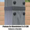 PURPLE LEAF Grain De Bois Pergola Aluminium 3x3.65m Exterieur, Abri Soleil Toile Teint en Fil, Pavillon De Jardin Rétractable pour Terrasse Marine - Purpleaf France